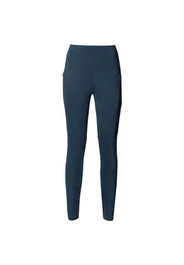 Vaude - Legginsy damskie VAUDE Scopi II. Kolor: zielony, niebieski, wielokolorowy. Sport: turystyka piesza