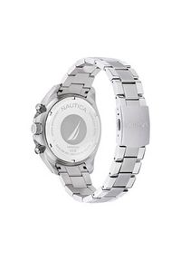 Nautica Zegarek Sporty Chronograph NAPBSS505 Srebrny. Kolor: srebrny. Styl: sportowy #3