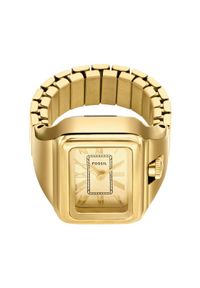 Fossil Zegarek Watch Ring ES5343 Złoty. Kolor: złoty