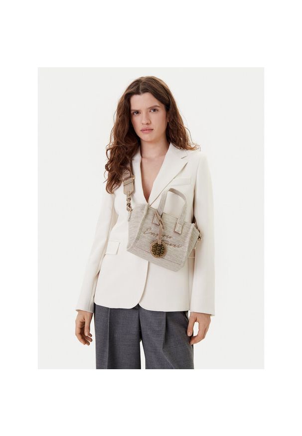 Torebka Emporio Armani. Kolor: beżowy