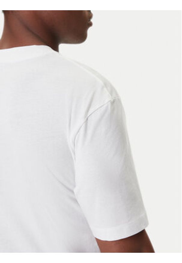 Hugo - HUGO T-Shirt Nugix 50543485 Biały Regular Fit. Kolor: biały. Materiał: bawełna