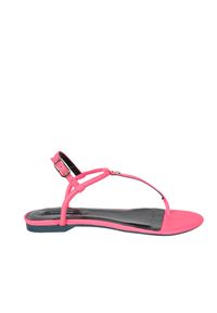Patrizia Pepe Sandały | CX0249/L011 | Kobieta | Różowy. Okazja: na plażę, na spacer. Zapięcie: pasek. Kolor: różowy. Materiał: skóra. Sezon: lato #3