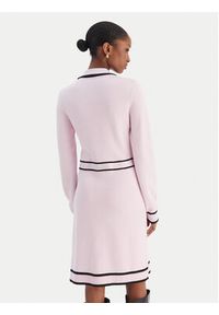Liu Jo Sport Sukienka dzianinowa TF5251 MS59L Różowy Regular Fit. Kolor: różowy. Materiał: syntetyk. Typ sukienki: sportowe. Styl: sportowy #2