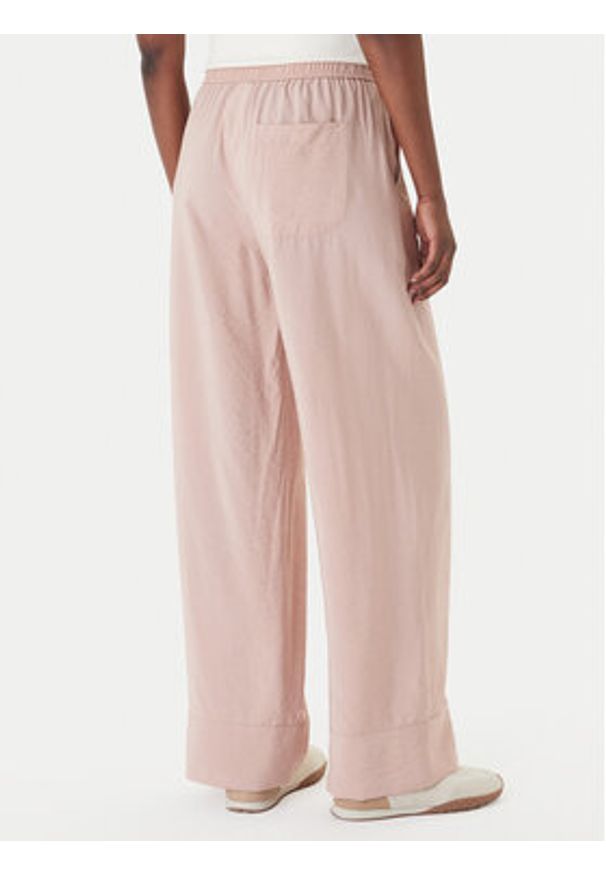Marella Spodnie materiałowe Eremi 2613131154 Różowy Regular Fit. Kolor: różowy. Materiał: wiskoza