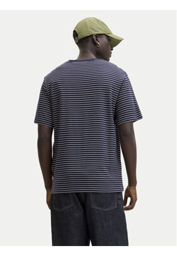 Jack & Jones T-Shirt Dover 12288015 Granatowy Relaxed Fit. Kolor: niebieski. Materiał: bawełna