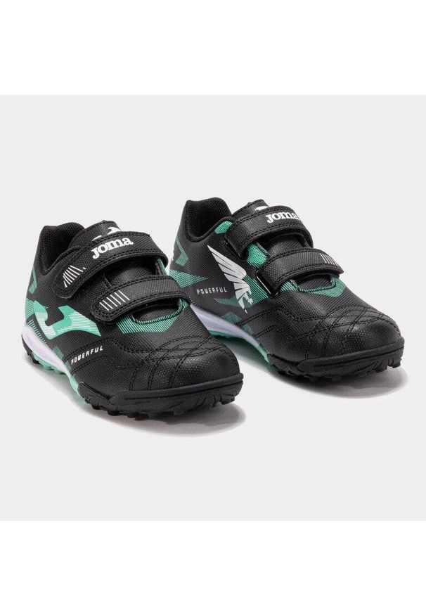 Buty piłkarskie dla dzieci Joma Powerfull TF JR. Kolor: czarny. Sport: piłka nożna