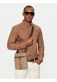 Guess Saszetka HMMIST P5123 Beżowy. Kolor: beżowy. Materiał: skóra #1