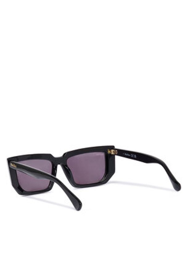 Max Mara Okulary przeciwsłoneczne MM0126 01A Czarny. Kolor: czarny