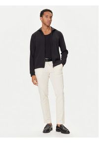 BOSS Bluza Structure 50559332 Czarny Regular Fit. Kolor: czarny. Materiał: bawełna #4