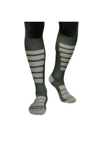 SIROKO - Skarpety narciarske unisex Siroko Aoraki. Kolor: zielony, wielokolorowy, szary