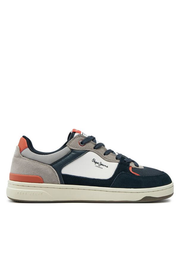 Pepe Jeans Sneakersy Kore Skate M PMS00027 Granatowy. Kolor: niebieski. Materiał: skóra, zamsz. Sport: skateboard