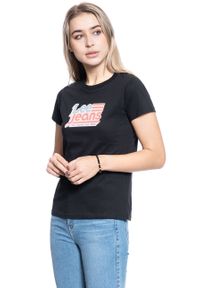 Lee - DAMSKI T-SHIRT LEE CREW NECK TEE BLACK L41LYG01 112109066 #3