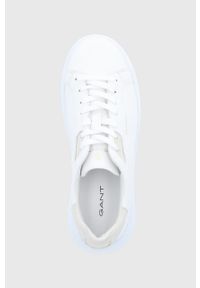 GANT - Gant buty skórzane Palbro 24631643.G265 kolor biały. Nosek buta: okrągły. Zapięcie: sznurówki. Kolor: biały. Materiał: skóra #2