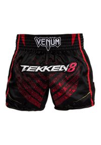 VENUM - Spodenki treningowe męskie Venum X Tekken 8 - Marshall Law Muay Thai Shorts. Kolor: czarny #1