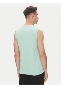 Kappa Tank top Logo Corpo Cadwal 303HZB0 Zielony Regular Fit. Kolor: zielony. Materiał: bawełna #3
