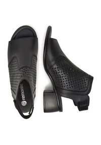 Remonte Sandały R8769-00 Czarny. Kolor: czarny. Materiał: skóra #6