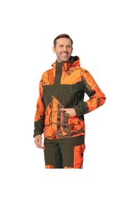 TAGART - Kurtka myśliwska Thunder Thermo 4 z kamuflażem i membraną. Kolor: pomarańczowy