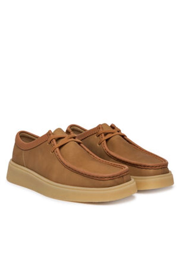 Clarks Półbuty Torview 26187196 Brązowy. Kolor: brązowy. Materiał: skóra
