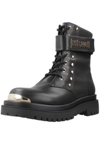 Just Cavalli - JUST CAVALLI FONDO BOURNE Czarny. Kolor: czarny. Materiał: syntetyk, tkanina. Styl: sportowy
