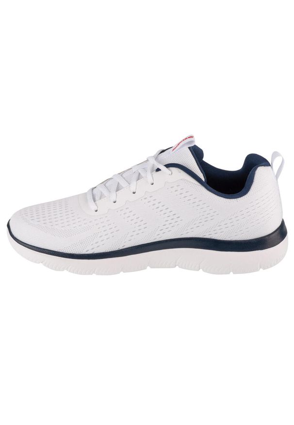 skechers - Buty sportowe Sneakersy męskie, Summits-Torre. Kolor: biały. Materiał: materiał, syntetyk, tkanina. Sport: turystyka piesza