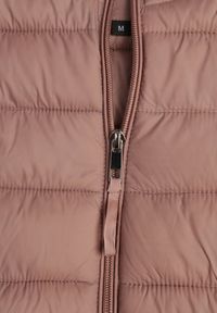 Renee - Beżowa Casualowa Kurtka Ozdobiona Pikowaniem Nelionea. Okazja: na co dzień. Kolor: beżowy. Materiał: jeans. Wzór: aplikacja. Styl: casual #6