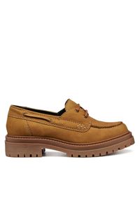 Geox Mokasyny D Iridea D56HRA 00032 C5047 Żółty. Kolor: żółty. Materiał: nubuk, skóra