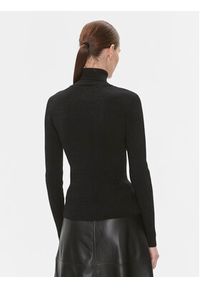 Bruuns Bazaar Sweter Anemones Batildas BBW3518 Czarny Regular Fit. Kolor: czarny. Materiał: wiskoza #4