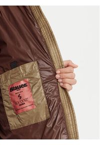 Blauer Płaszcz zimowy 25WBLDK02192 Brązowy Regular Fit. Kolor: brązowy. Materiał: syntetyk. Sezon: zima