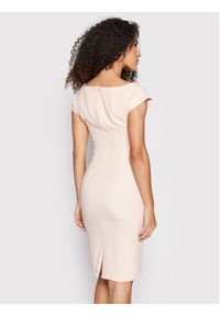 Rinascimento Sukienka koktajlowa CFC0107604003 Różowy Slim Fit. Kolor: różowy. Materiał: syntetyk. Styl: wizytowy #3