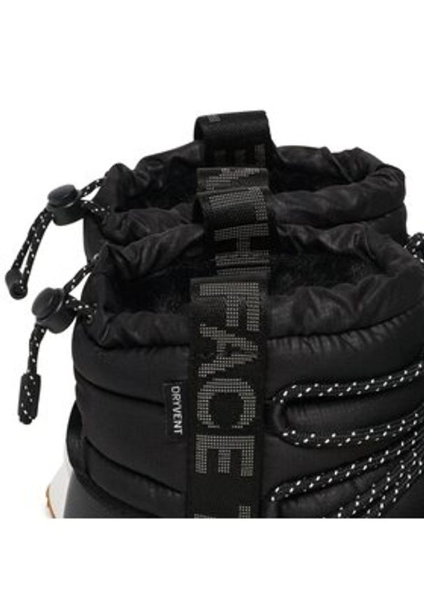 The North Face Śniegowce Thermoball Lace Up Wp NF0A5LWDR0G-050 Czarny. Kolor: czarny. Materiał: materiał