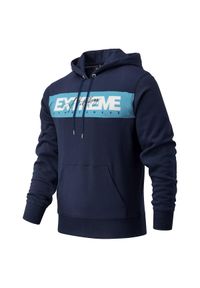 Bluza męska z kapturem EXTREME HOBBY HEADLINE. Typ kołnierza: kaptur. Kolor: niebieski. Materiał: bawełna #1