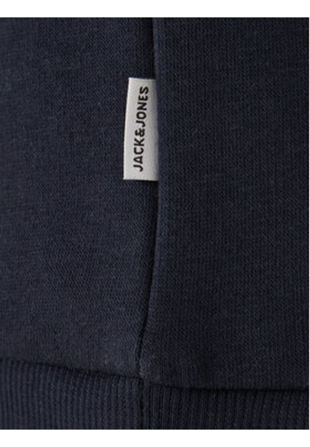 Jack & Jones Bluza Logo 12288925 Granatowy Regular Fit. Kolor: niebieski. Materiał: bawełna