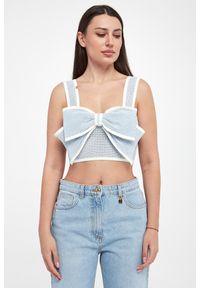 Elisabetta Franchi - Top damski z dzianiny ELISABETTA FRANCHI. Materiał: dzianina #4