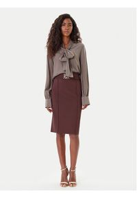 Rinascimento Spódnica ołówkowa CFC0126212003 Brązowy Slim Fit. Kolor: brązowy. Materiał: syntetyk #5