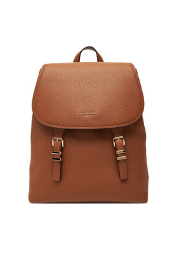 MICHAEL Michael Kors Plecak Quinn 30T5GQNB2L Brązowy. Kolor: brązowy. Materiał: skóra