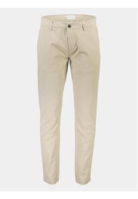 Lindbergh Chinosy 30-005044 Beżowy Slim Fit. Kolor: beżowy. Materiał: bawełna #10
