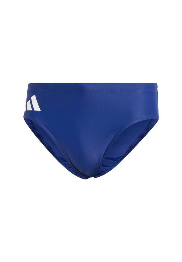 Adidas - Szorty do pływania Solid. Kolor: niebieski, biały, wielokolorowy. Materiał: materiał. Wzór: gładki