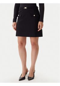 Guess Spódnica trapezowa W5BD61 KCMU2 Czarny Regular Fit. Kolor: czarny. Materiał: syntetyk #1