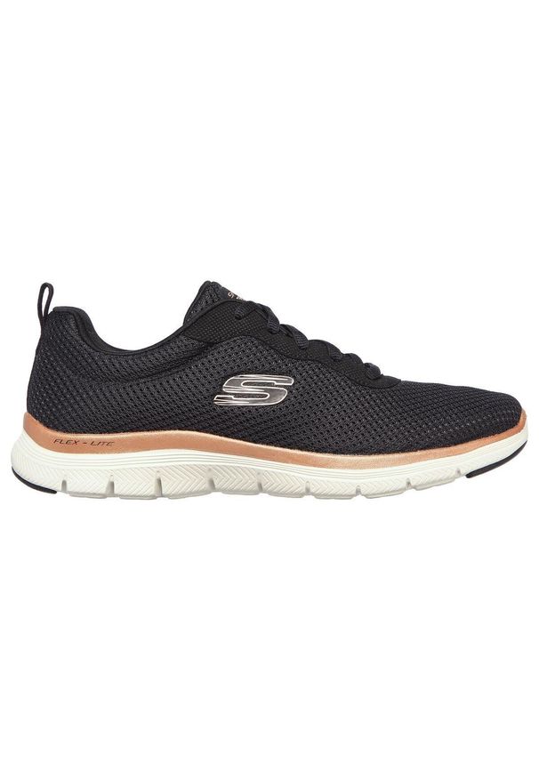 skechers - Buty do chodzenia damskie Skechers Flex Appeal 40. Zapięcie: sznurówki. Kolor: czarny, różowy, wielokolorowy. Materiał: tkanina, materiał. Szerokość cholewki: normalna. Sport: turystyka piesza