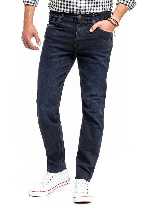 Lee - LEE AUSTIN MĘSKIE SPODNIE JEANSOWE JEANSY DARK PORTER L733QCKN 112119966