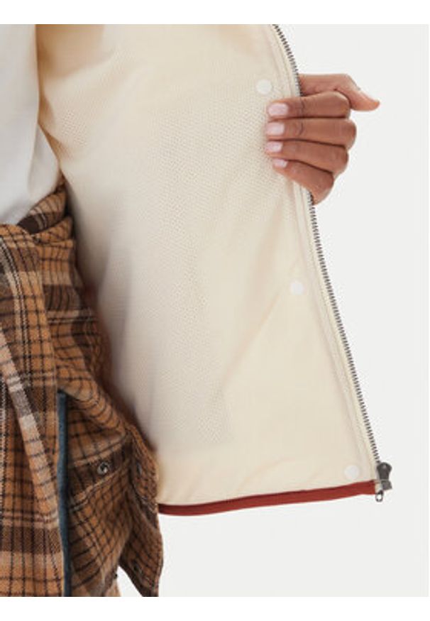 Quiksilver Kurtka przejściowa EQWPF03007 Biały Regular Fit. Kolor: biały. Materiał: syntetyk