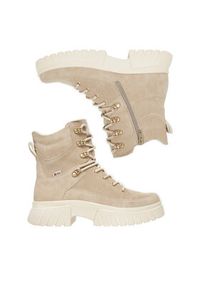 Rieker Trzewiki CEO-W1871-62 Beżowy. Kolor: beżowy. Materiał: zamsz, skóra #3