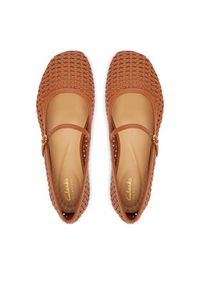 Clarks Baleriny Livia Sky 26185980 Brązowy. Kolor: brązowy. Materiał: skóra #3