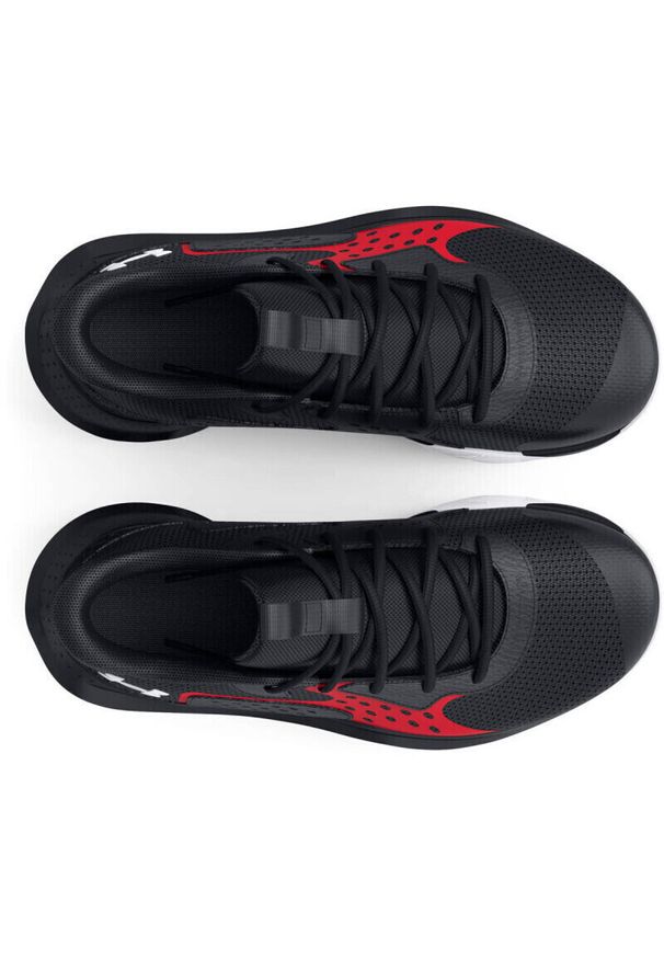 Buty Under Armour GS JET 23. Kolor: wielokolorowy, czarny, czerwony. Materiał: materiał, syntetyk. Sport: turystyka piesza