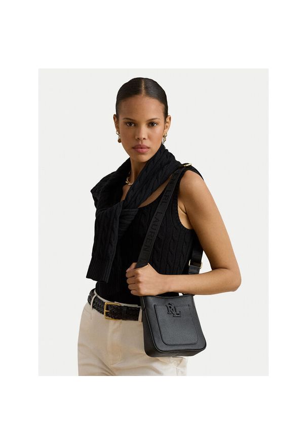Lauren Ralph Lauren - Torebka LAUREN RALPH LAUREN. Kolor: czarny
