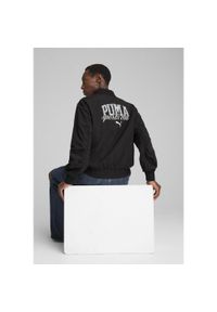 Puma - Męska kurtka bomber PUMA Class PUMA Black. Kolor: czarny. Materiał: guma. Wzór: napisy, nadruk