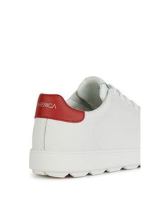 Geox Sneakersy U Spherica ECUB-1 U45GPA 0009B C0050 Biały. Kolor: biały. Materiał: skóra