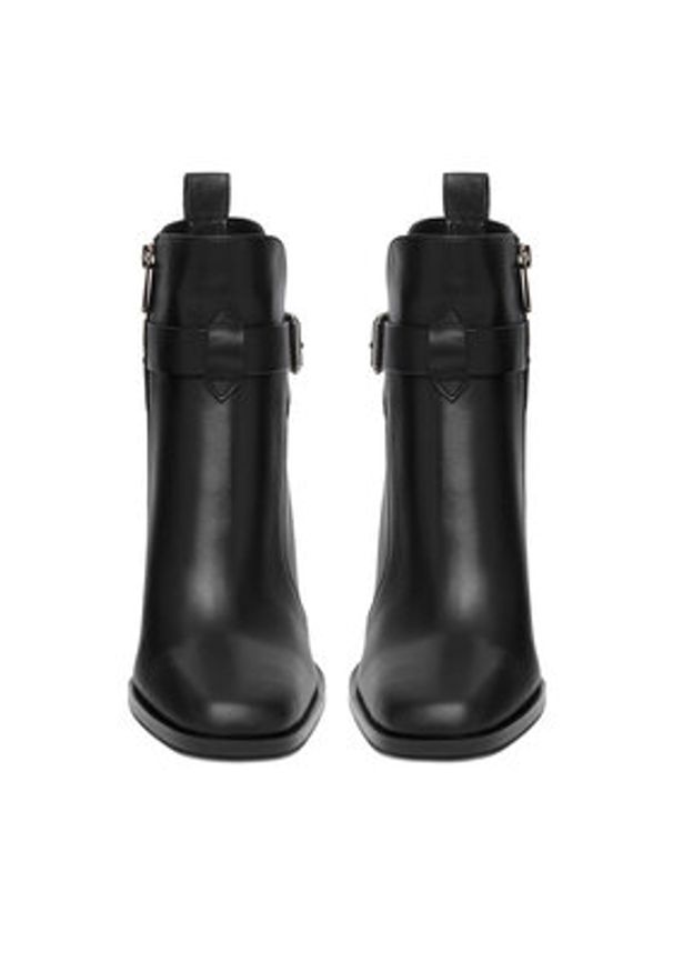 Badura Botki EO-VIV-1 Czarny. Kolor: czarny. Materiał: skóra