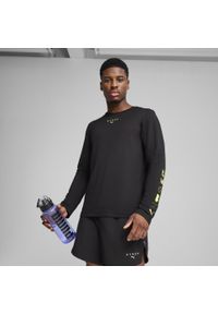 Puma - Męska koszulka z długim rękawem PUMA x HYROX CLOUDSPUN PUMA Black. Kolor: czarny. Materiał: materiał. Długość rękawa: długi rękaw. Długość: długie. Sport: fitness