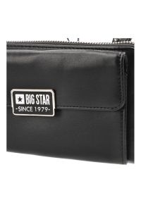Big Star Accessories - Czarna Stylowa Torebka Damska Big Star. Kolor: czarny. Wzór: aplikacja. Materiał: zdobione, matowe. Styl: elegancki #5